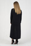 Black Lightweight Long Sleeve Duster Jacket