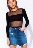 Distressed Uneven Hem Denim Mini Skirt