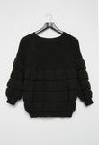 Black Bobble Knitted Jumper