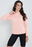 Pink Long Sleeves Hoodie