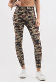 Camouflage Skinny Stretch Jeans