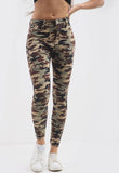 Camouflage Skinny Stretch Jeans