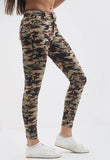 Camouflage Skinny Stretch Jeans