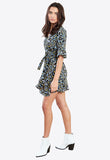 Multi Wrap Frill Mini Dress