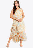 Multi Wrap Front Beach Midaxi Dress