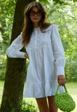 Nelly Shirt Dress With Broderie