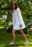 Nelly Shirt Dress With Broderie