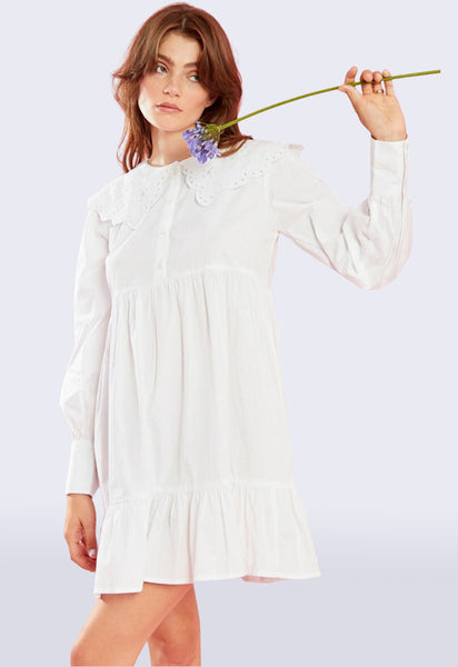 Nelly Shirt Dress With Broderie