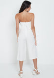 White Bardot Jumpsuit