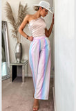 Multi Justina Ombre Wide Leg Trousers