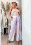 Multi Justina Ombre Wide Leg Trousers