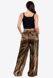 Khaki Wide Leg Elasticated Waist Pants